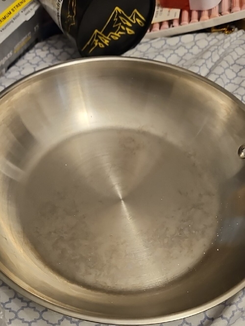 Emeril 10" Stainless Fry Pan - Brushed Gold Finish - Picture 2 of 7
